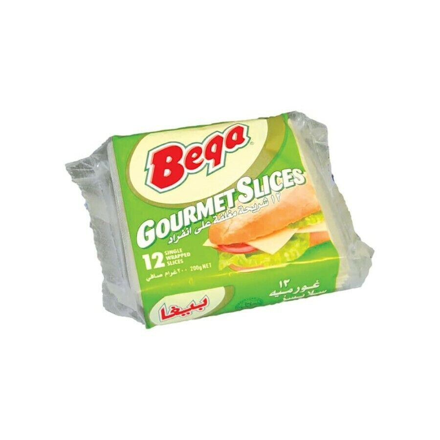 Bega Gourmet Cheese Slices 200 GM