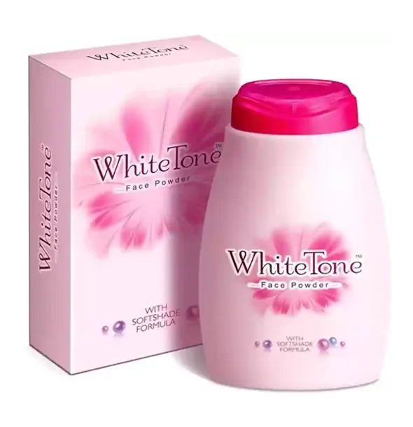 White Tone Face Powder With Soft Shade Formula - 70g (India)