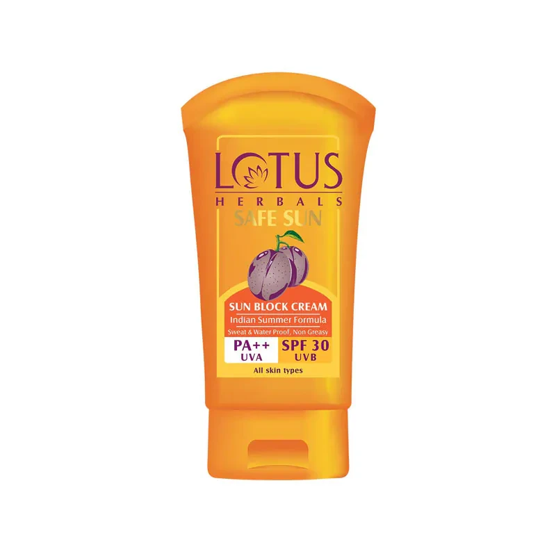 Lotus Herbals Safe Sun Block Cream Spf 30 50 gm