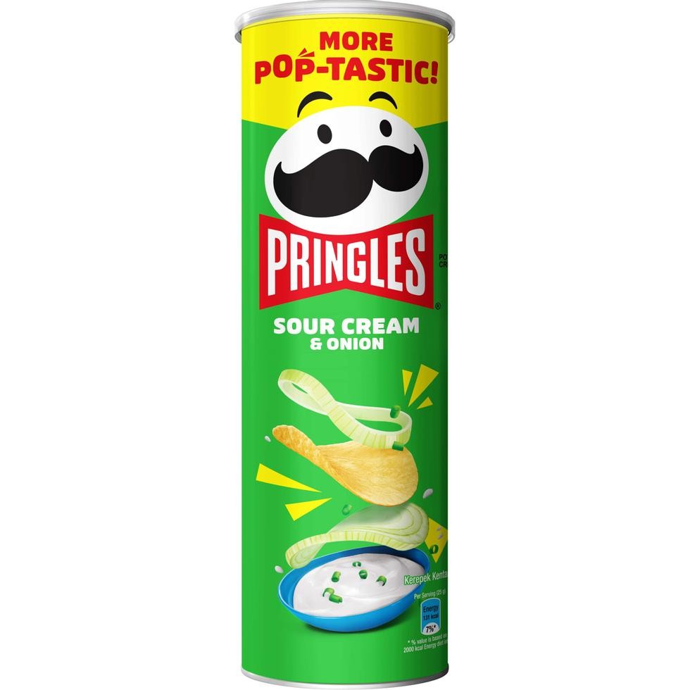 pringles sour cream & onion 134g