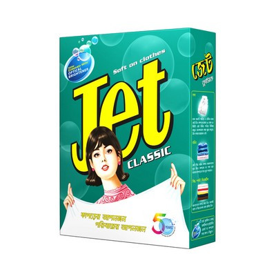 Jet Classic Detergent Powder Paper Pack 200g