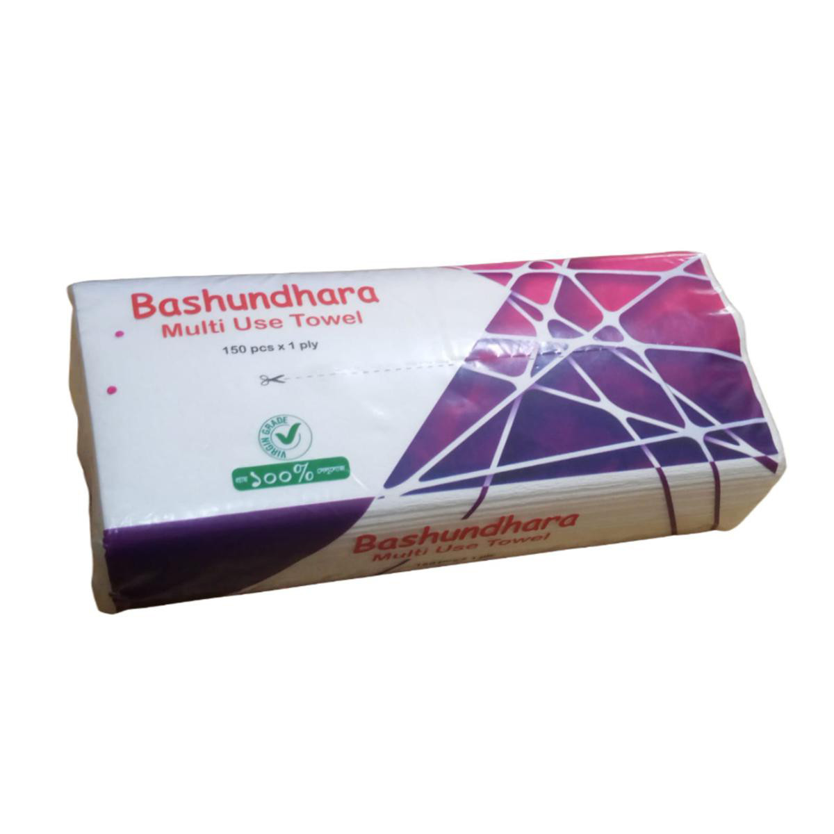 Basundhara multi use Towel Tissue 150 pcs