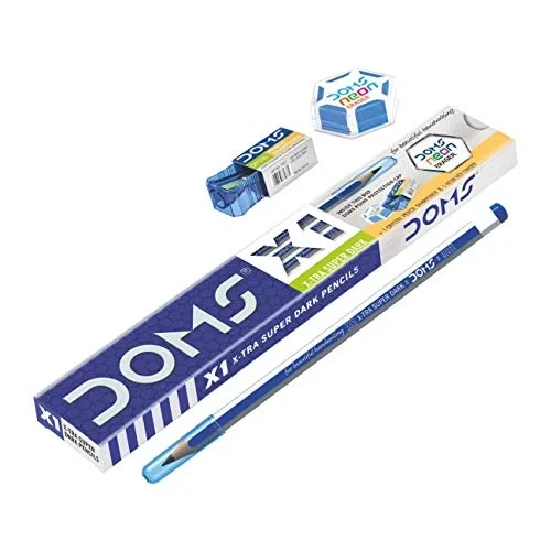 DOMS X1 Pencils - Extra Super Dark Pack of 10