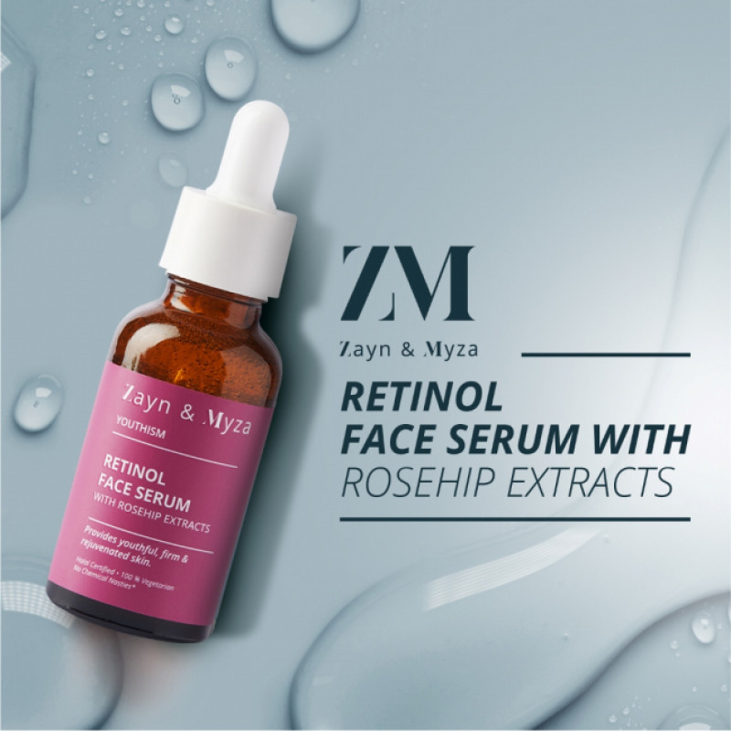 Zm Zayn & Myza Retinol Face Serum With Rosehip Extracts 30ML