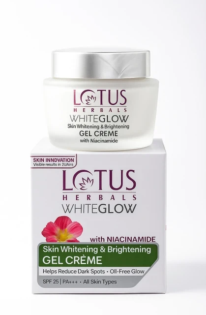 Lotus Herbals Whiteglow Skin Whitening and Brightening Gel Cream SPF-25