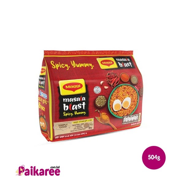 NOODLES MAGGI MASALA BLAST 504 GM