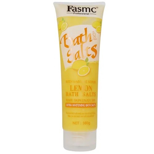 Fasmc Bath Salts Lemon Body Massage Scrub 380gm