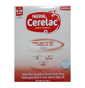 Nestle Cerelac Apple & Cherry Baby Food (8-24m) - 350g