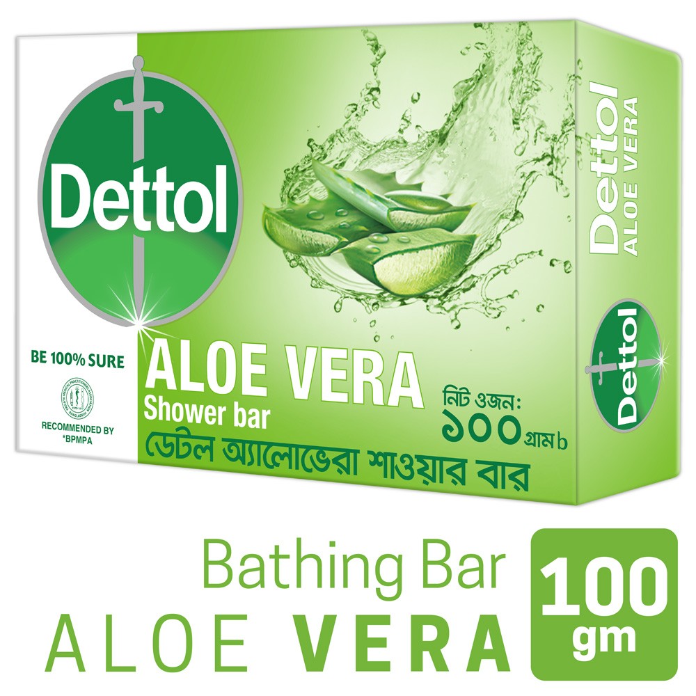 Dettol Soap Aloevera Bathing Bar 100g