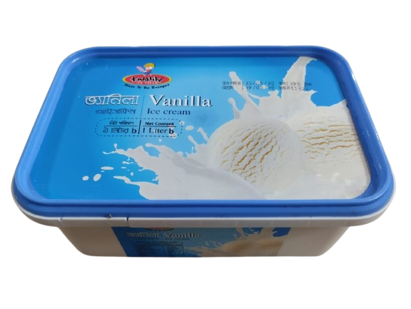 Kwality Ice Cream Vanila 1 Ltr