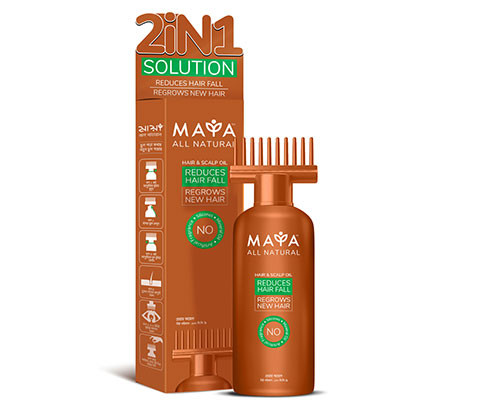 MAYA All Natural Scalp & Hair Oil