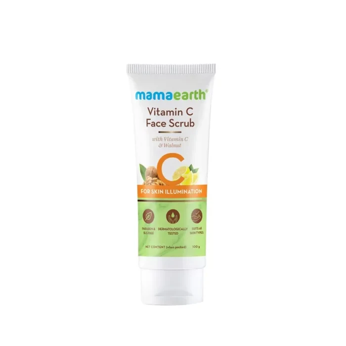 MAMAEARTH Vitamin C Face Scrub 100gm