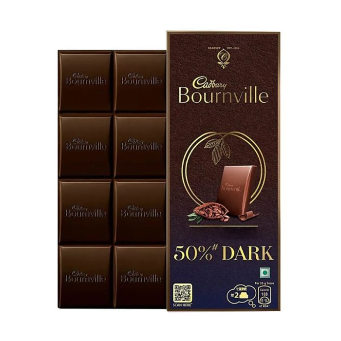 CADBURY - BOURNVILLE 50% DK. CHOC. 80G