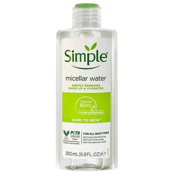 Simple Kind to Skin Micellar Cleansing Water 200ml