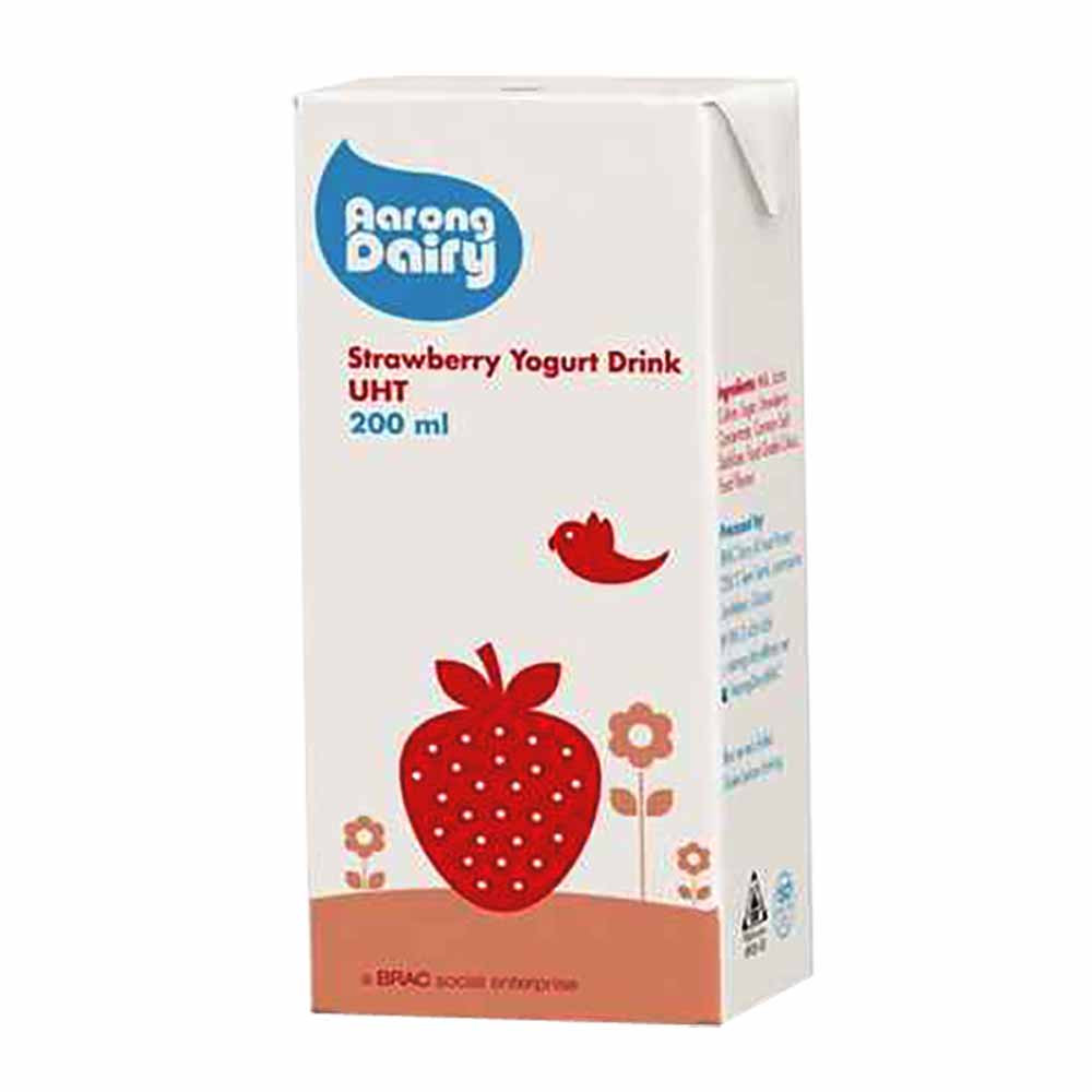 AARONG DAIRY STRAWBERRY DRINK 200ML